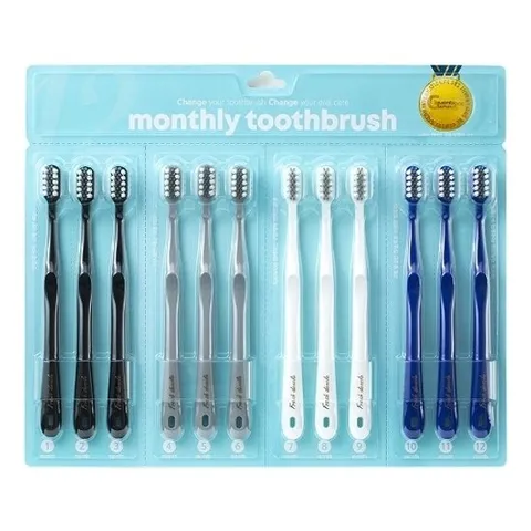 [덴클][덴클] 먼슬리 플랫칫솔 1SET_637994