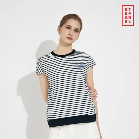 스테파넬 26SS 스트라이프 스트링 티셔츠 3종