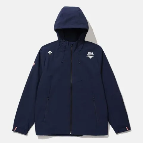 [데상트]데상트바람막이 TQT SQ121IJK13-NAV USAT 안감형 우븐 2