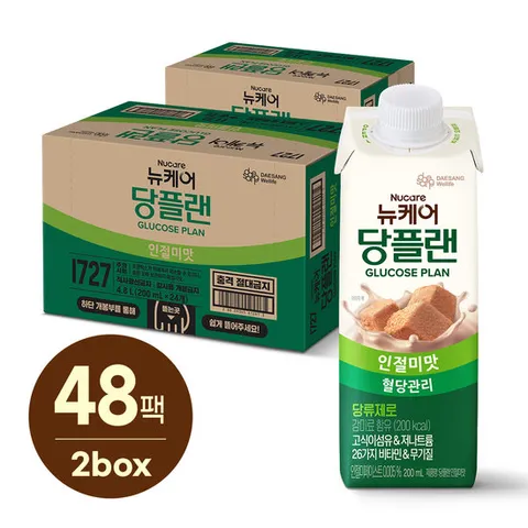 (본사직영) 뉴케어 당플랜인절미(200mlx24팩) 2박스