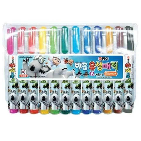 사무용품 문구사무 유성매직 12색 동아 남