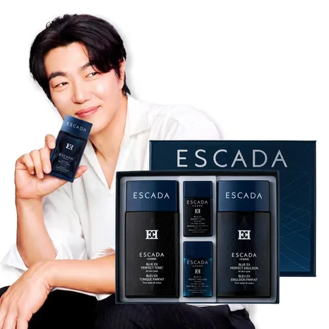 에스까다 옴므 퍼펙트 블루 EX 2종 세트 남성화장품 스킨 로션 선물세트