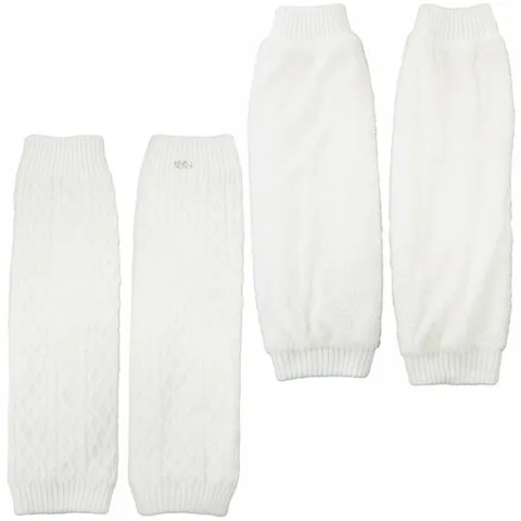 Viva Heart VIVA HEART 리버서블 케이블 브레이디드 백 보어 레그 워머 여성용