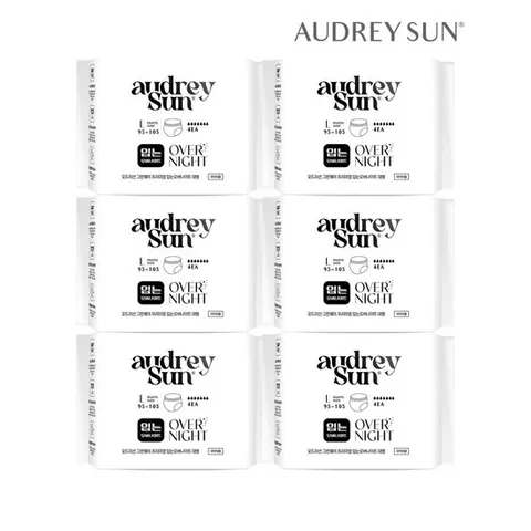 [오드리선]오드리선 NEW 그린웨이 입는 오버나이트 L 대형 4P x6