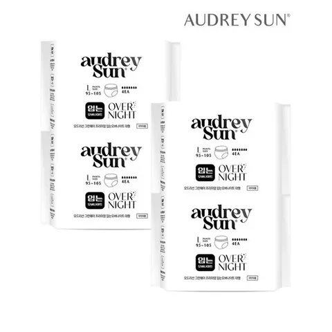 [오드리선]오드리선 NEW 그린웨이 입는 오버나이트 L 대형 4P x4