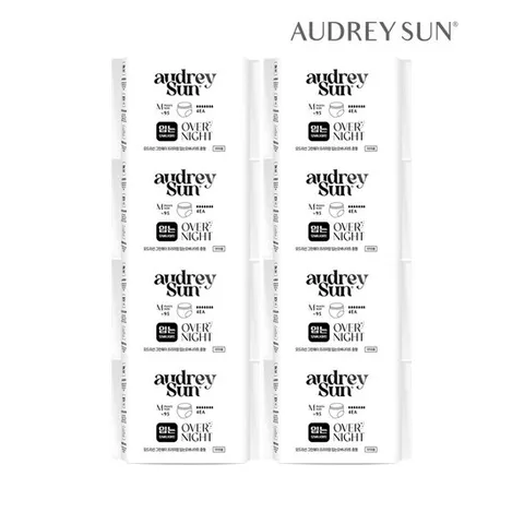 [오드리선]오드리선 NEW 그린웨이 입는 오버나이트 M 중형 4P x8