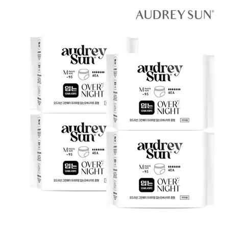 [오드리선]오드리선 NEW 그린웨이 입는 오버나이트 M 중형 4P x4