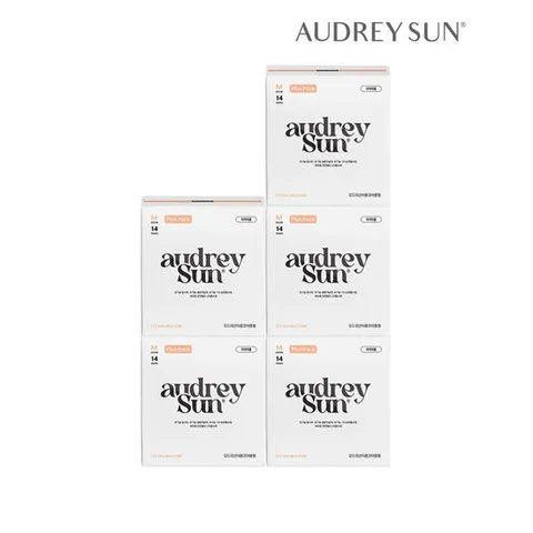 [오드리선]오드리선 NEW TCF 더블코어 생리대 중형 M 14P x5개