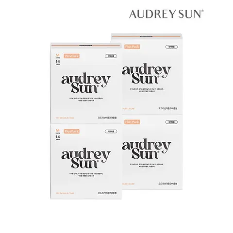 [오드리선]오드리선 NEW TCF 더블코어 생리대 중형 M 14P x4개