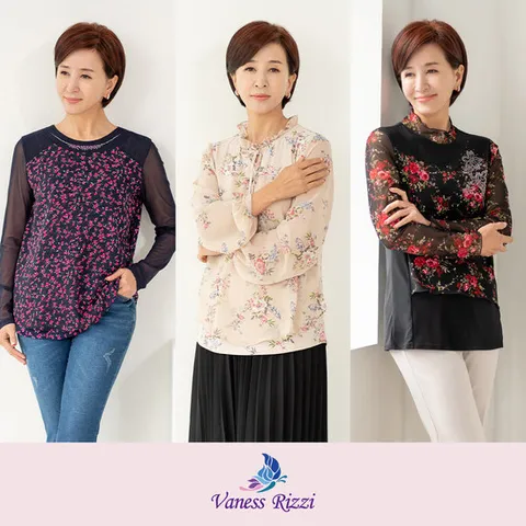 [바네사리찌][바네사리찌] 샤르망 블라우스 3종 세트