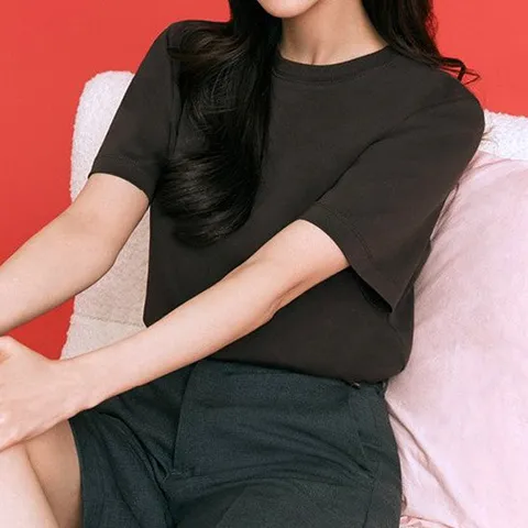 코튼 100% 이중직 티셔츠5종