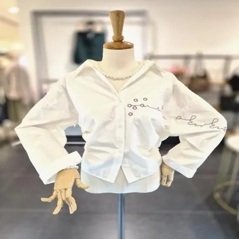 [이프네]IQ2WBL04_자수링포켓셔츠V