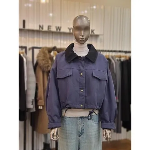 제시뉴욕 세이브존05 덕 카라배색 패딩점퍼 BFW5ANJT9490