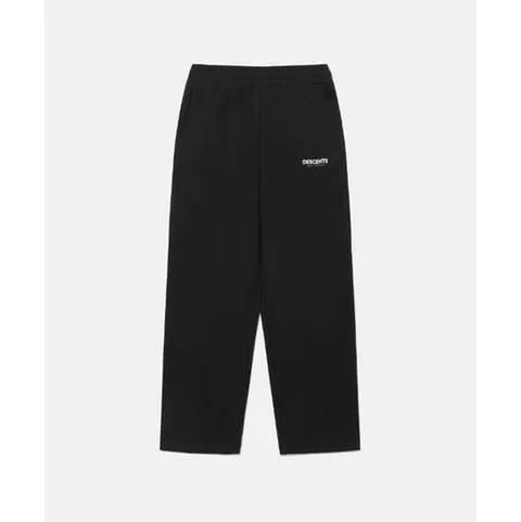 데상트 스트레이트 트레이닝 팬츠 B1 SR123UKP12 BLK0 LGRY