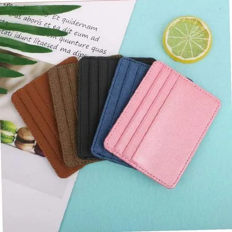 카드홀더 슬림 뱅크 신용 카드 코인 파우치 케이스 백