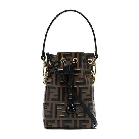 펜디 모노그램 드로우스트링 버킷백 8BS010 A659 F13VK