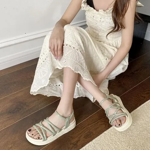 스트라피 샌들 DS0282 DS0282 여름 스트샌들 구두 여성플랫스