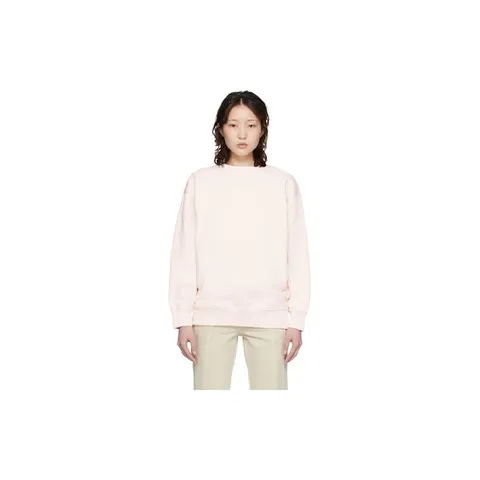 26 FW Maison Kitsune 여성 핑크 베이비폭스 오버사이즈 스웨트셔츠 261389F098010