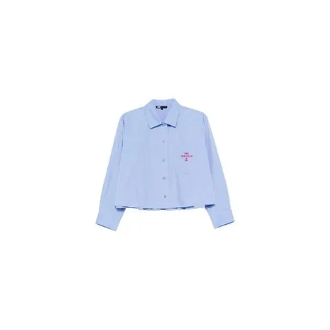 26 FW 마쥬 로고 자수 크롭 셔츠 MFPCM00722 TP449646518