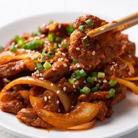[밋앤밀] 국내산 100% 양념 한돈 돈목심 고추장 불고기 1kg(500g 2팩)