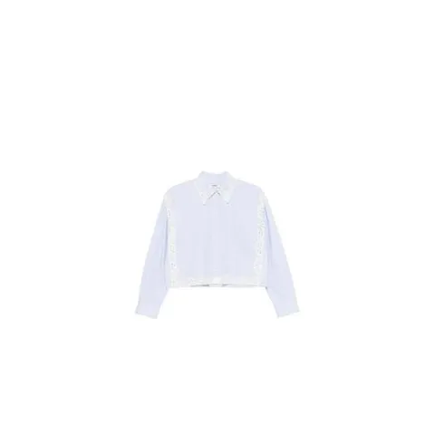 26 FW 산드로 레이스 트리밍 셔츠 SFPCM01466 TP449763634