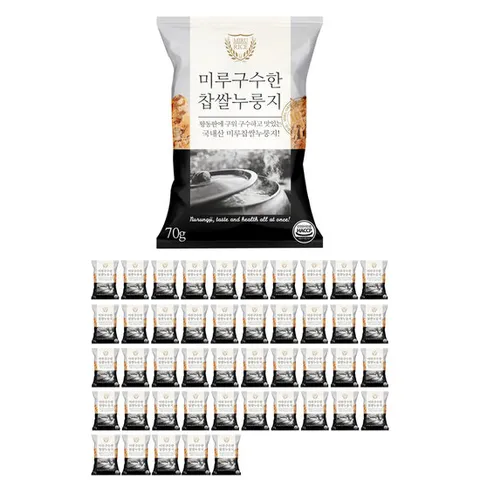 미루구수한누룽지 찹쌀누룽지 70g x 45개 국산쌀100%
