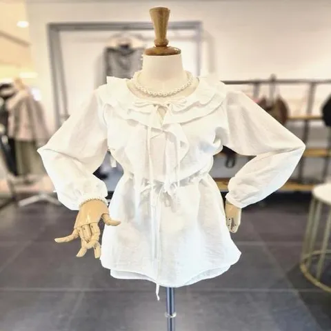 [이프네]IQ2WBL18_프릴OP블라우스V