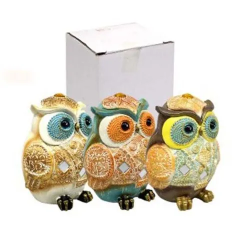 부엉이 장식 인테리어 소품 집 꾸미기 장식품 대 3색 인테리어소품장식 부엉이장식품 거실인테리어소품 장식인형 집들이선물 코끼리장식품 미니어처