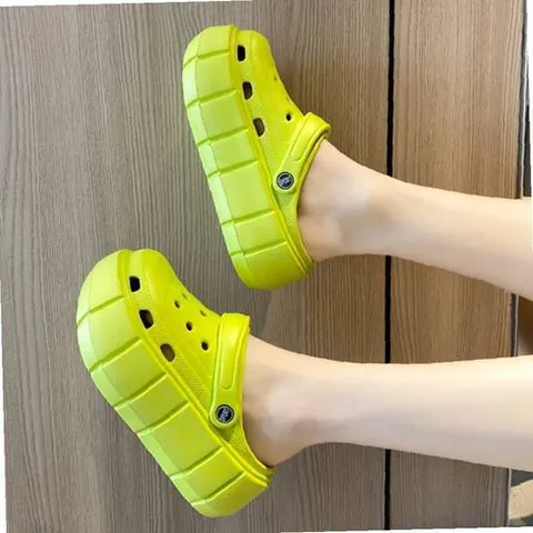 리퍼 상품 와이드 통굽 경량 키높이 슬리퍼 EVA 소재