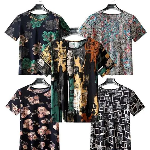 냉감반팔티 냉장고 티셔츠 반팔티 여성 냉감 여름 여자미시 엄마