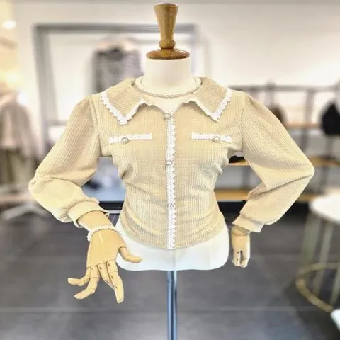 [이프네]IQ2WBL17_레스카라넥블라우스