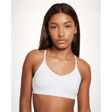 NIKE 나이키 인디 여아 스포츠 브라 - 화이트화이트 FZ5860-100 1713862