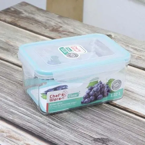 셰프웨어 클리어 직사각밀폐 1.22L 보관통 보관용기