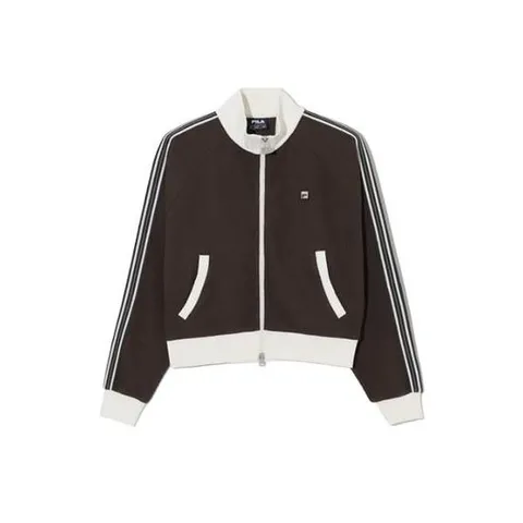 휠라 여성 니트 트랙 집업 자켓 FS261FT01F005-234