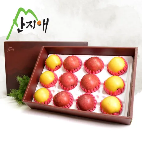 산지애 레드&골드 혼합 사과세트 (12과내 / 3.7kg)