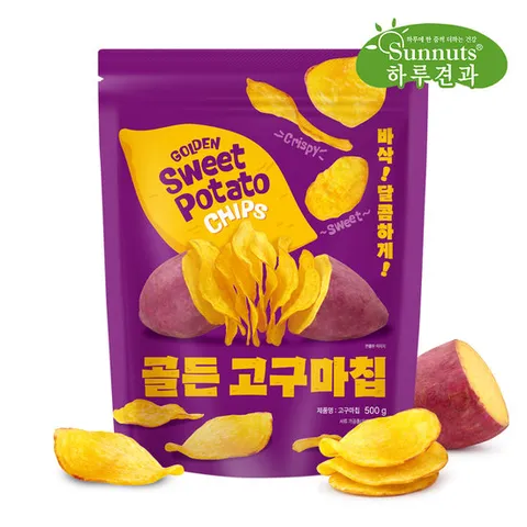 하루견과 골든고구마칩 500gx1봉