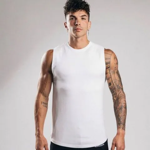 티셔츠 맨투맨 시원한 신축성 소재 남성 홀웨어 짐웨어 민소매