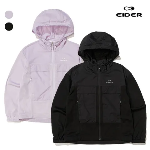 [ 롯데백화점 ]아이더 [택가 169,000원] 여성 에센셜 메쉬 커버업 경량 바람막이 자켓 여름 여자바람막이 DWM24105