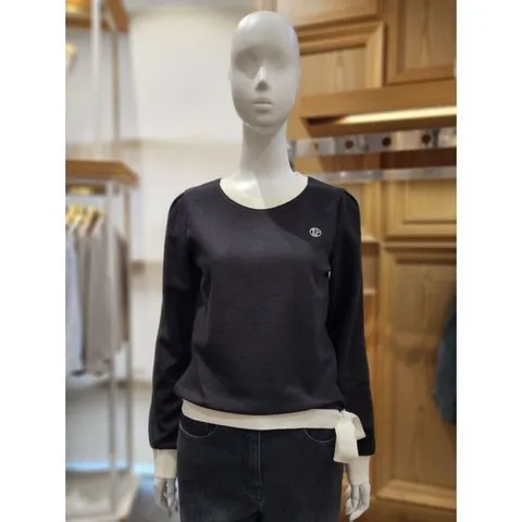 [플라스틱아일랜드]MARIO플라스틱아일랜드 사이드리본배색티셔츠 PS1CL781