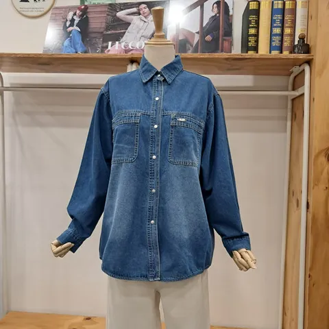 [레코브]가슴포켓셔츠LC31F3DN502XBL