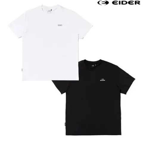 [ 현대백화점 ][아이더] DMM23291 남성 POP 2 PACK 반팔 라운드 티셔츠 DMM23291 DMM23291