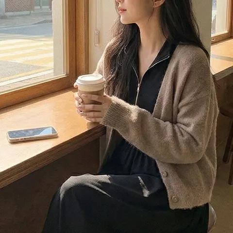[핑크엘리제]집업 플레어 미니멀 데일리 레르니아집업원피스