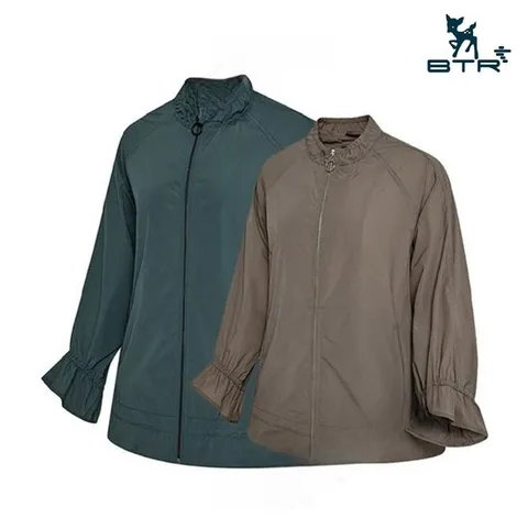 [비티알]비티알 BTR 골프웨어 봄여름 여성용 홑겹 오버핏 점퍼