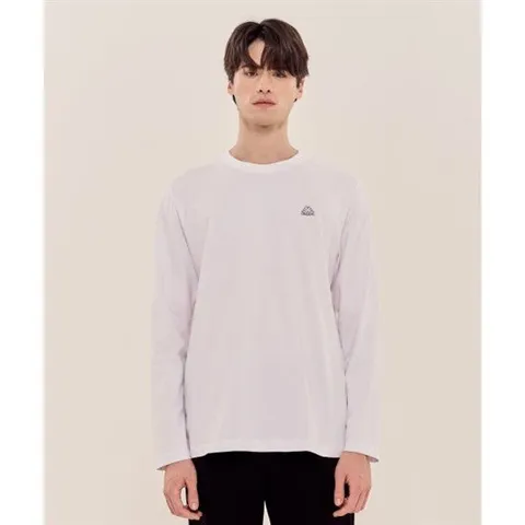 카파 KAPPA 26수 코튼 긴팔티셔츠 유니 화이트 KPUKUYO03 347665