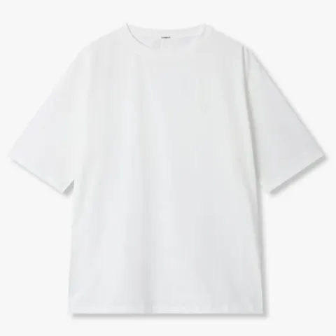 [ 롯데백화점 ]미니 자수 라운드넥 티셔츠 9176222981