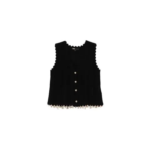26 FW 마쥬 V넥 장식 가디건 MFPTO01292 TP450466093