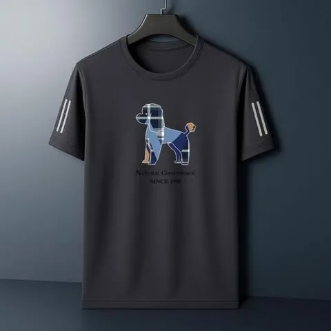 [의류] 푸들 남성 아이스 기능성 라운드 반팔티