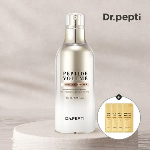 닥터펩티 펩타이드 볼륨 리프팅프로 에센스 100ml+(증정)리프팅 프로 파우치4매 (정가 109,000원)