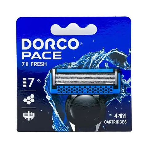 도루코 페이스 7 프레쉬 7중날 면도날 4개