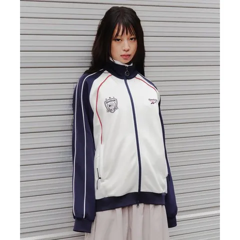 [ 롯데백화점 ][리복]프리미어 저지 트랙 탑 - 화이트네이비 REJU6EZ25N2